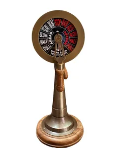 Porte-stylo en métal artisanal de style vintage, télégraphe marin en laiton, objet de collection, prix de gros bon marché - Product Image 4