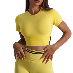 Conjunto Deportivo de Dos Piezas para Mujer, Ropa de Gimnasio de Verano, Conjuntos de Yoga de Secado Rápido, Ropa Deportiva Personalizada para Mujer - Product Image 3