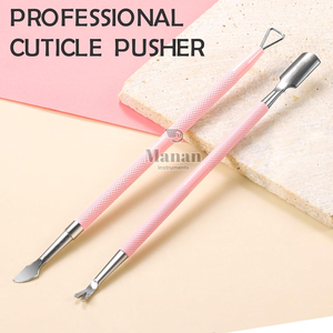 Empujador de Cutículas Reutilizable de Doble Extremo de Acero Inoxidable Duradero para Uñas y Arte de Uñas con Diseño Ergonómico - Product Image 6