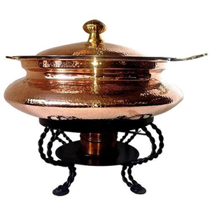 Juego de buffet de plato de frotamiento de acero inoxidable de lujo alimentado por combustible 8L de capacidad uso en restaurante calentador de alimentos duradero - Product Image 5