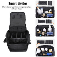 Sac de rangement portable, simple, écologique, en coton durable pour outils de toilettage des animaux de compagnie, pour le toilettage professionnel des chiens et des chats