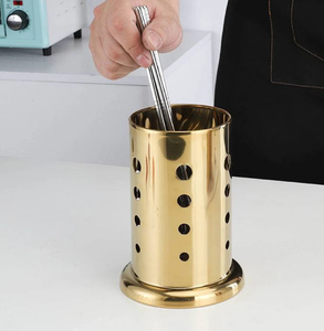 Mejor soporte para utensilios de acero inoxidable para el hogar y el restaurante con soporte de ventilación para palillos, estante para cocina, mesa de comedor - Product Image 2