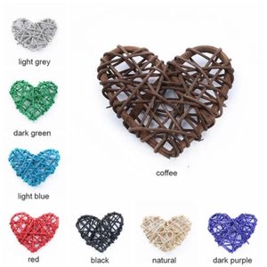 Meilleure vente durable rotin coeur boule décorative de noël prix de gros ornements d'arbre élégants - Product Image 5