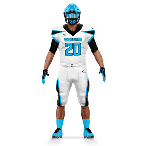 Uniformes de fútbol americano transpirables de secado rápido, tela elástica sublimada, equipos de aparejos completos, conjuntos de camisetas para clubes - Product Image 1