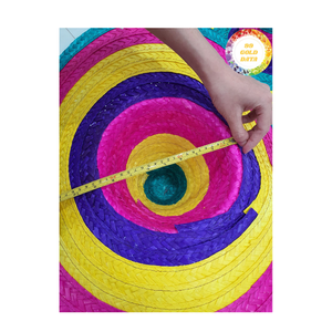 Vietnam Handmade Mexican Straw <b>Hat</b> Woven from Natural Seagrass Perfect for Travel <b>Summer</b> and Sun Protection - Product Image 2