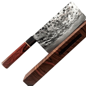 มีดผ่าอาหารเหล็กกล้าคาร์บอนมีดพร้อมด้ามจับไม้ชิงชันเกรด DIY ของขวัญอเนกประสงค์สำหรับคุณพ่อคุณแม่รองรับ - Product Image 2