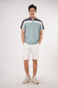 Cómodo Ajuste de poliéster Spandex Golf para mujer para camiseta de Polo uniformes escolares ligeros patrón sólido hecho en Vietnam - Product Image 3