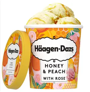 Großhandelspreis Haagen Dazs, alle Geschmacksrichtungen Eiscreme, 3,6 Unzen. Tasse (12 Stück)