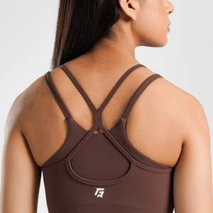 เสื้อกั๊กออกกำลังกายผ้าถักสีน้ำตาล - Product Image 5