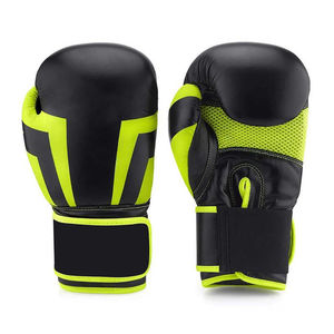 Guantes de boxeo de cuero profesionales de alta calidad 2025, diseño personalizado con cordones para entrenamiento de artes marciales - Product Image 1