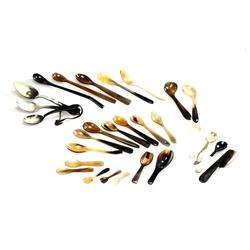 Cuillère à salade de buffle Corne Design Paire Couverts Cuillère Shininy Poli Meilleurs ensembles de couverts pour produit Offre Spéciale - Product Image 5