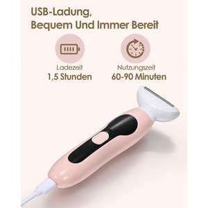 Afeitadora Eléctrica Recargable USB 5 en 1 para Mujer, Función Húmeda y Seca, Depiladora Corporal - Product Image 2