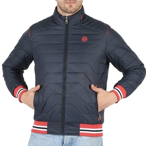 Chaqueta de Invierno Acolchada para Hombre, Transpirable, con Logotipo Personalizado, Cuello Alto, Logotipo Frontal, Tallas Grandes, Personalizable, Precio Bajo, Alta Calidad - Product Image 1