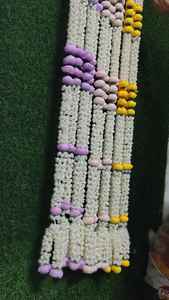 Mogra With Peony Flower Garlands Indian Wedding Decoration Peony Floral Hanging <b>Temple</b> Decor Housewarming Backdrop - Product Image 5