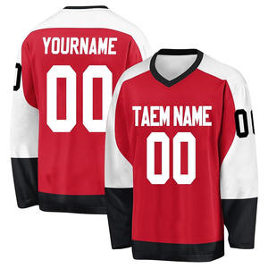 เสื้อฮอกกี้น้ำแข็งแบบสั่งทำพิเศษ Tenzo Intl 2026 ขายส่ง คุณภาพสูง ผลิตจากโพลีเอสเตอร์ผสมสแปนเด็กซ์ ระบายอากาศได้ดี แห้งเร็ว บริการ OEM - Product Image 2