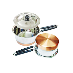 2024กระทะซอสก้นแบนทำจากทองแดงดีไซน์หรูหรามาใหม่กระทะซอสทำจากทองแดงพร้อมที่จับ - Product Image 5