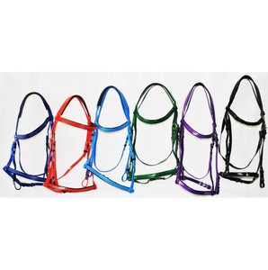 "Equine Elegance: Brida de caballo de PVC de primera calidad: artesanía superior para una comodidad, estilo y rendimiento incomparables en Equestri - Product Image 2
