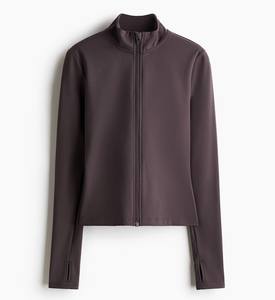 Chaqueta deportiva transpirable de manga larga con cremallera y logotipo frontal para mujer, chaqueta deportiva personalizada de alta calidad para gimnasio, entrenamiento, Yoga, ropa deportiva - Product Image 1