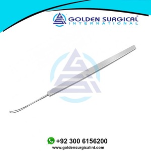 Bucle de lente Keener Arit quirúrgico de acero inoxidable, curva fuerte dentada de 3mm de ancho para eliminación de fragmentos de núcleo de incisión pequeña - Product Image 3