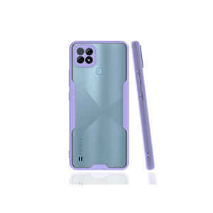 จอยครีเอทีฟ พาร์เฟ่ ซีรีส์เคสซิลิโคนระดับพรีเมียมสำหรับเรียลมี ซี 21 ฝาครอบป้องกันแบบสัมผัสนุ่มสีม่วง ใช้ได้กับโมโตโรล่า - Product Image 1