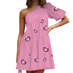 Combinaisons tendance à la mode, col carré, nouvelle collection, vente chaude, haute qualité, taille haute, patchwork, pour la Saint-Valentin, été, décontractées - Product Image 2