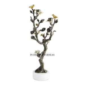 Portavelas de Diseño Estándar simple chapado en oro de alta calidad de metal de Calidad exclusiva con base de mármol al precio más bajo - Product Image 6