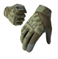 Gants tactiques de sport de plein air de haute qualité en gros, pour moto, hommes, écran tactile, airsoft, chasse, camouflage, cyclisme, couleur noire