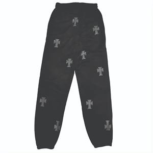 Custom Streetwear Vintage Half Zip Hoodie and Sweatpants Set Distressed Patch Sun Faded <b>Acid</b> <b>Wash</b> All Over Rahinstone Tracksuit - Product Image 4