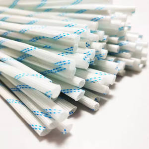 Gaine en fibre de verre enduite de PVC résistante aux hautes températures pour l'isolation électrique, gaine en fibre de verre enduite de silicone. - Product Image 3