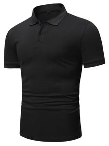 Polo 100% coton tricoté sur mesure pour hommes, tenue décontracté de golf longue et solide de haute qualité, broderie de toutes les couleurs personnalisées, décoration - Product Image 3