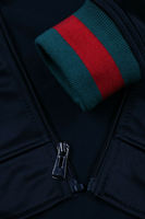 Bon marché, survêtements de jogging avec logo personnalisé, sweat à capuche zippé avec panneau contrasté, ensembles de pantalons de survêtement pour hommes, survêtement deux pièces de haute qualité