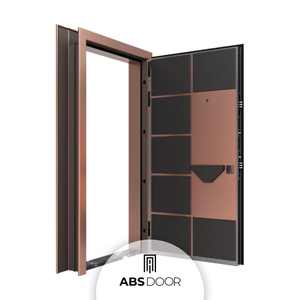 Porte de sécurité en acier moderne postmoderne de luxe ABSDOOR Ada avec isolation thermique, meilleure qualité d'entrée pour appartements en Turquie - Product Image 1