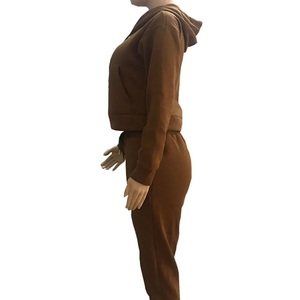Dos piezas cómodo chándal pesado conjuntos deportivos para mujeres pulóver chándales moda Jogger conjuntos señoras 2026 - Product Image 3