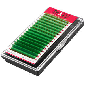 Extensión de pestañas colores únicos llamativos mega volumen extensiones de pestañas ligeras pestañas de visón individuales vendedor al por mayor - Product Image 3