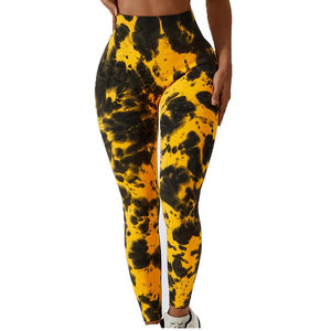 Nouveau legging côtelé teinté OEM pour femmes collants de sport pour femmes pour le jogging et l'exercice leggings pour l'entraînement - Product Image 4