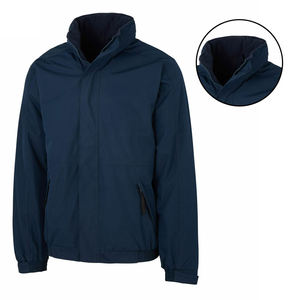 Veste coupe-vent à manches longues coupe ajustée et élégante pour hommes, vêtements d'extérieur respirants pour l'hiver de grande taille avec logo personnalisé - Product Image 5