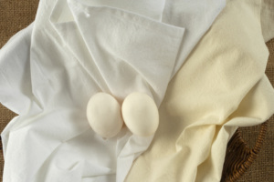 Lot de 12 serviettes brodées en lin pour sac à farine 100% coton Tissu tissé de luxe en blanc de couleurs naturelles pour la cuisine à domicile - Product Image 5