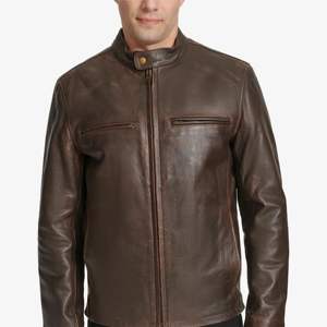 Chaqueta de motociclista de cuero para hombre: chaqueta de motorista duradera y protectora con estilo clásico, perfecta para montar y ropa informal - Product Image 6