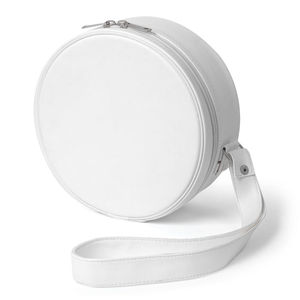 Étui à capuchon à couronne maçonnique Forme ronde Imitation cuir blanc quantité minimale de commande bas Service OEM Étui à capuchon maçonnique personnalisé - Product Image 3