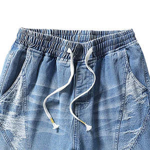 Kivotech Short en jean personnalisé de qualité supérieure pour hommes avec matériau respirant/confortable de haute qualité - Product Image 2