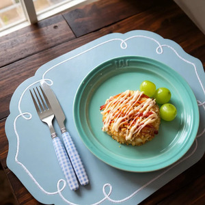 Juego de tapetes de mesa de Material de PVC, tapete de mesa de comedor de diseño moderno bonito de Color rosa y azul PARA CENA DE LUJO, rentable - Product Image 2