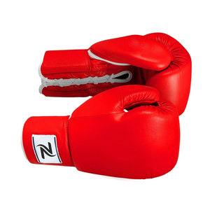 Guantes de boxeo de cuero genuino en venta en línea, guantes de boxeo transpirables personalizados de marca privada - Product Image 2