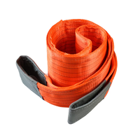 Sangle plate de levage de charge robuste en polyester 100% (10-12 tonnes) orange, personnalisée OEM/ODM, marque Provina, pour la sécurité des marchandises