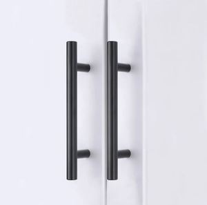 Tirador de barra de armario de cajón de acero inoxidable para el hogar, cocina, muebles de oficina, hardware, puerta, cajón, armario, manija - Product Image 2