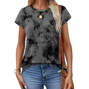 Material suave y acabado limpio para uso diario de moda Camiseta casual con diseño de color personalizado simple - Product Image 3