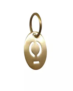 Tinh Khiết Brass Made Keychain Vòng Chìa Khóa Bền Lâu Dài Chất Lượng Thanh Lịch Cho Xe Đạp Xe Móc Chìa Khóa Vòng Cách Sử Dụng Trong Chape Giá