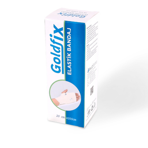 Bandage de compression élastique large de 20 cm x 2 m pour pansements hospitaliers et applications de compression - Product Image 2