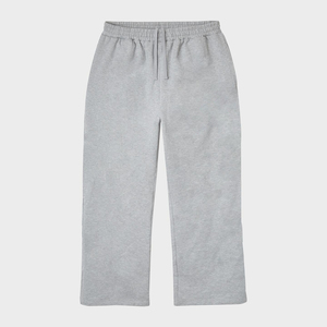 กางเกงวอร์มทรงหลวมของผู้ชายขาตรงผ้าเฟรนช์เทอร์รี่ซักด้วยคราบสกปรกล้างโลโก้สีดำพิมพ์ลายหน้าจอคริสตัลสำหรับ - Product Image 4