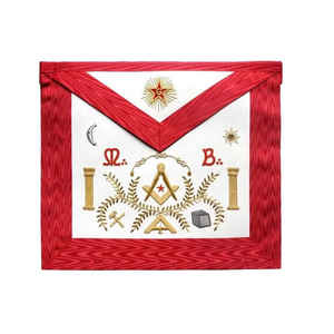 Expédition rapide 20e degré Rite écossais tablier maçonnique broderie personnalisée franc-maçon Regalia tablier - Product Image 5