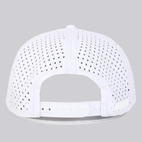 Gorra de Cuerda Personalizada de 5 Paneles Estructurada con Cierre Ajustable, Bordado 3D, Estilo Deportivo, Visera Curva Cortada con Láser, Botón de Plástico Satinado, Para Exteriores